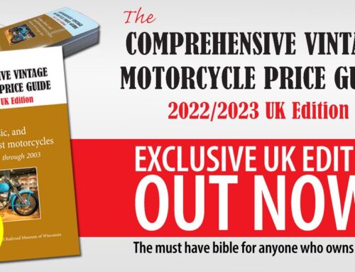 HITTING THE UK SHELVES FOR THE FIRST TIME: THE COMPREHENSIVE VINTAGE MOTORCYCLE PRICE GUIDE (2022-2023 UK EDITION) RELEASED BY MORTONS BOOKS